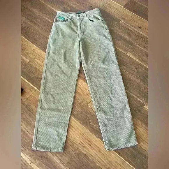 Empyre Tori 90’s khaki Corduroy Skate Pants sz 4 - Picture 4 of 9